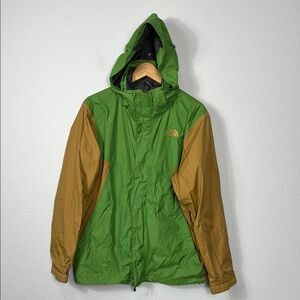 The North Face Green Tan Men's HyVent‎ Jacket